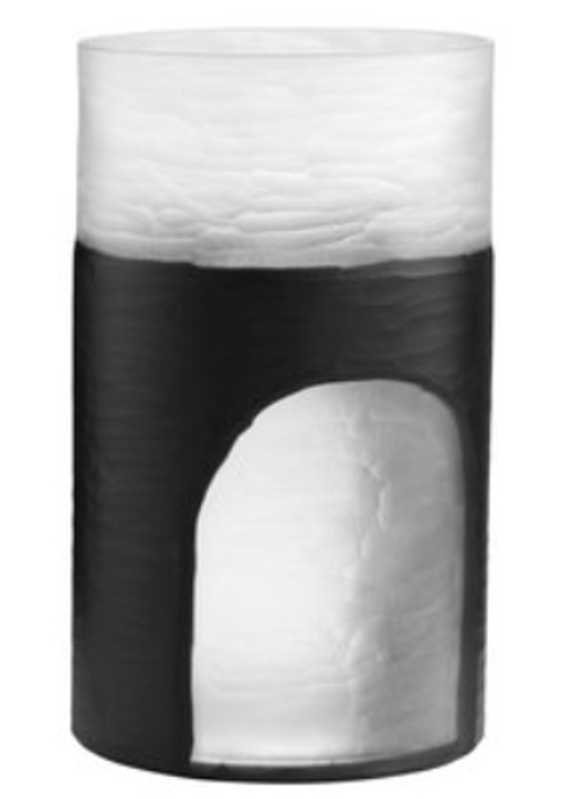 Black and Clear Vase
