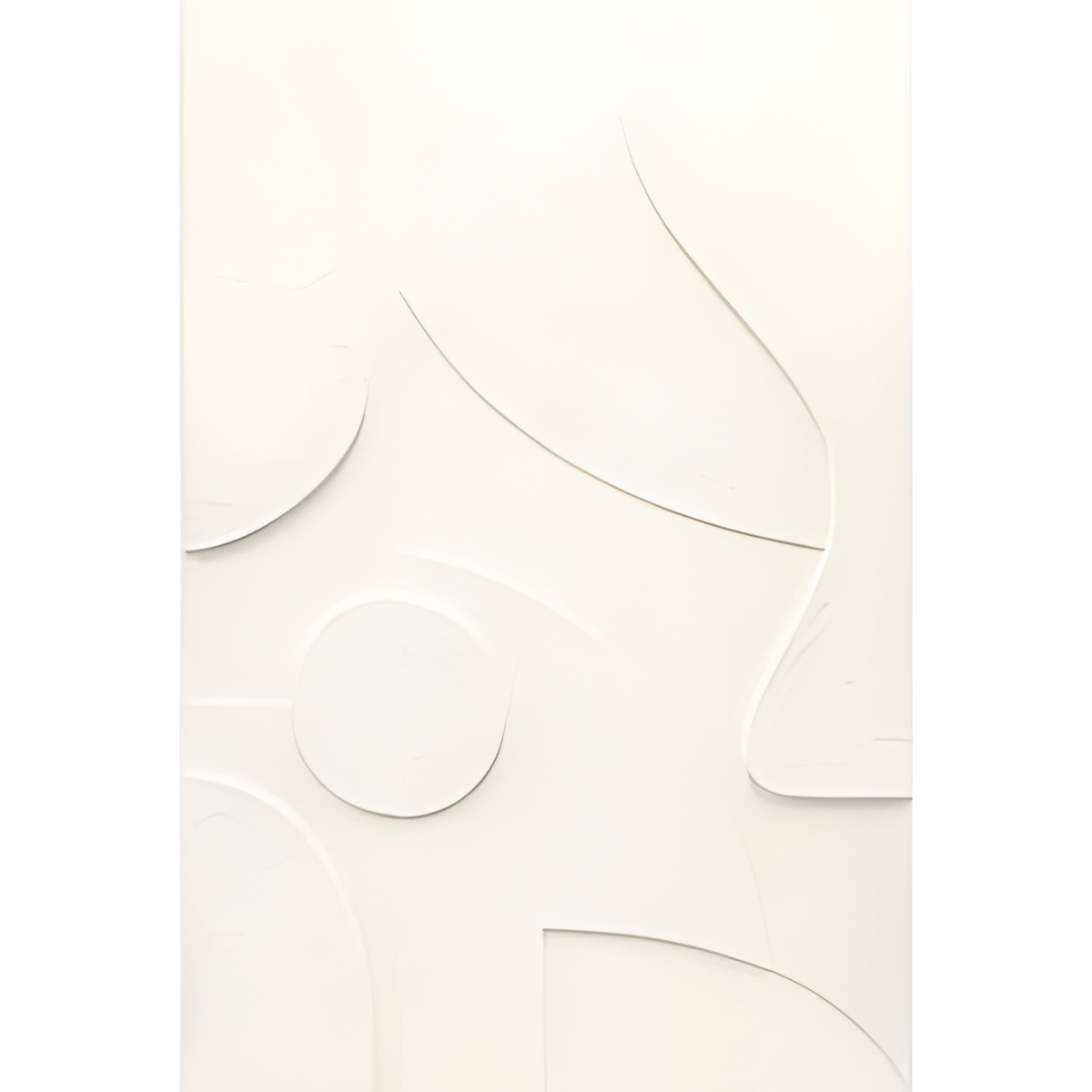 Pale Abstract Relief Wall Art