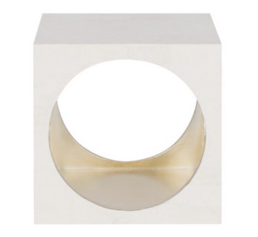 White Agate Cocktail Table