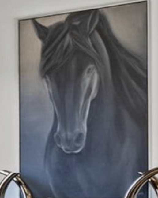 Black Beauty Horse Art