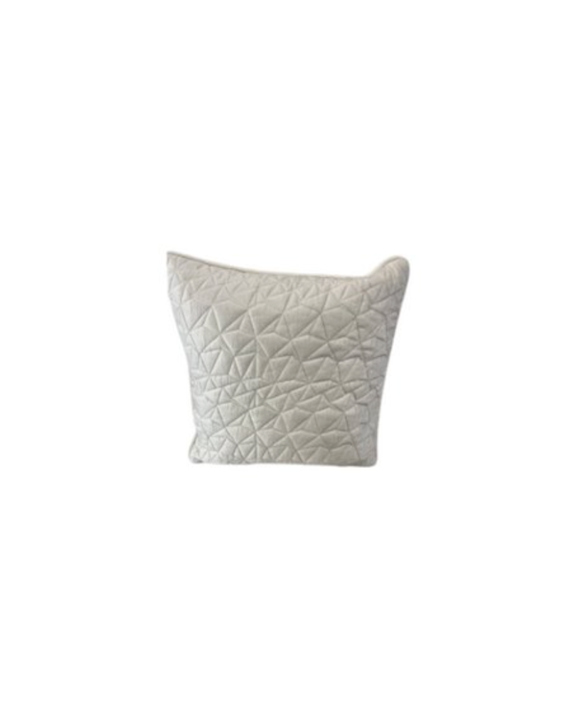 20x20 Quilted Pillow - White