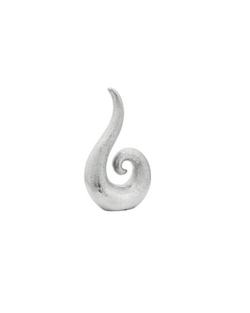 Swirl Sculpture - Silver