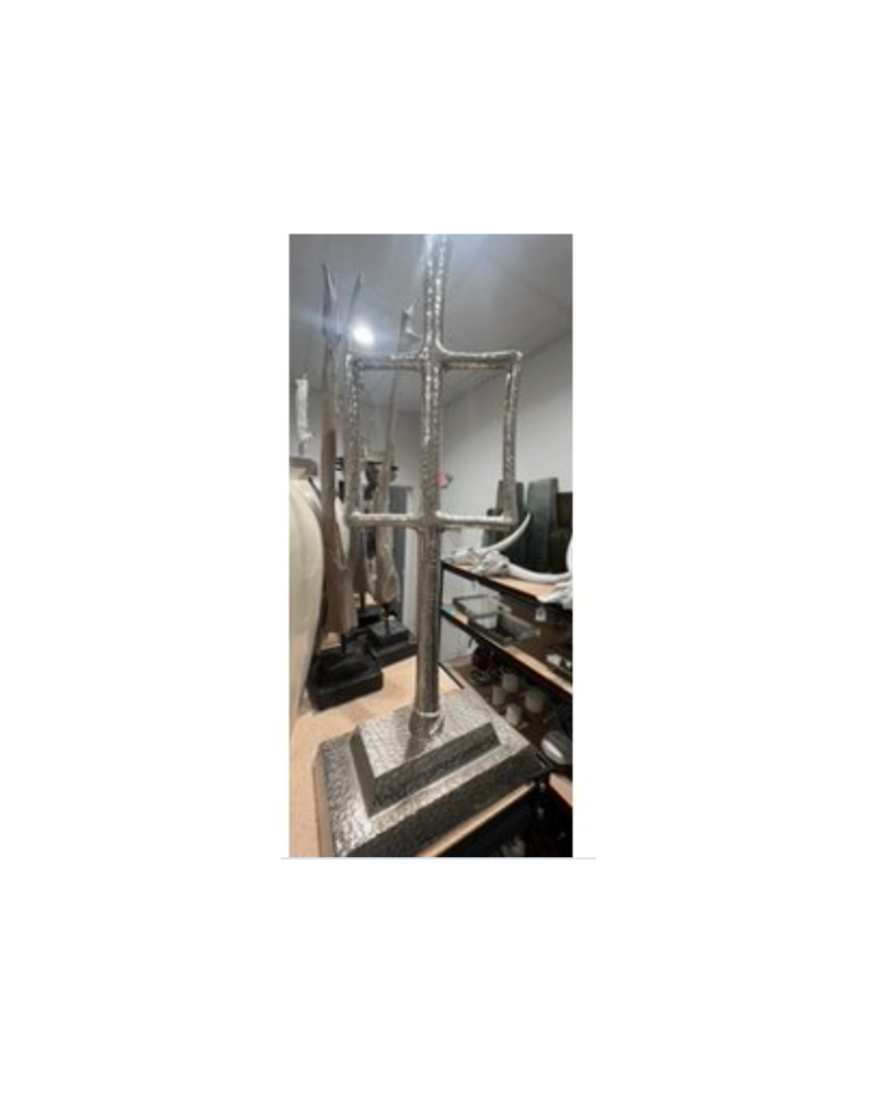 Silver Candlestick Holder