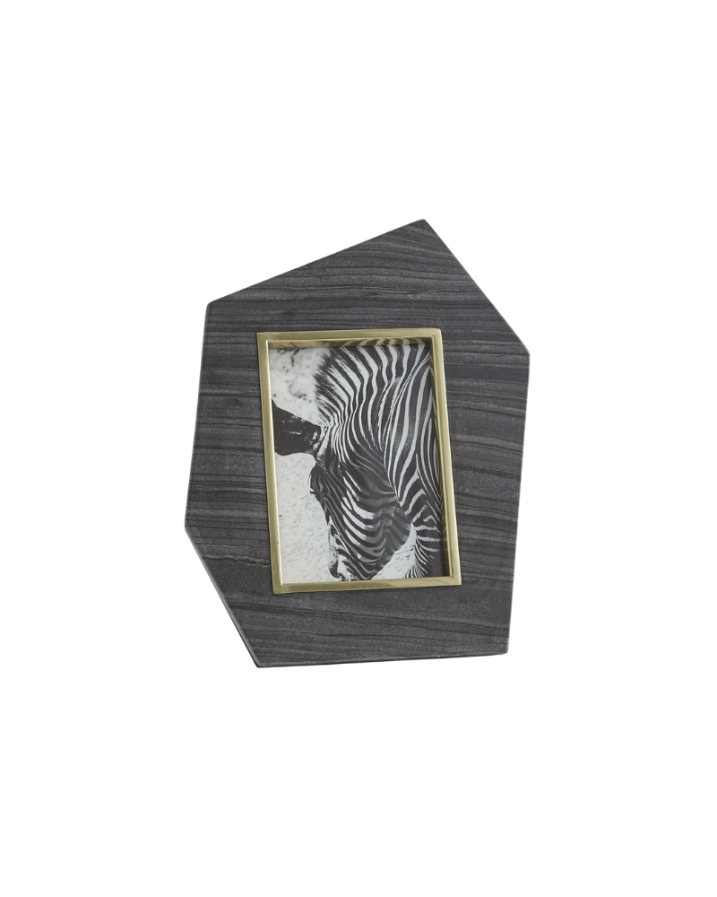 Global View Marble Frame - Gray
