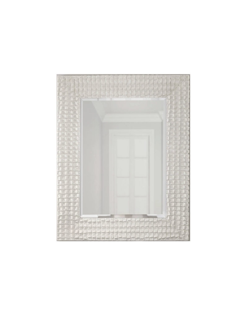 Croc Mirror - White