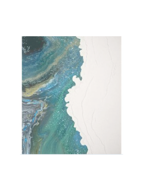 My Blue Supreme IV Art - Blue