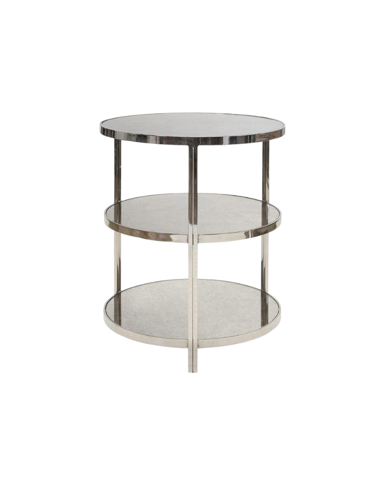 Audrey Side Table - Silver