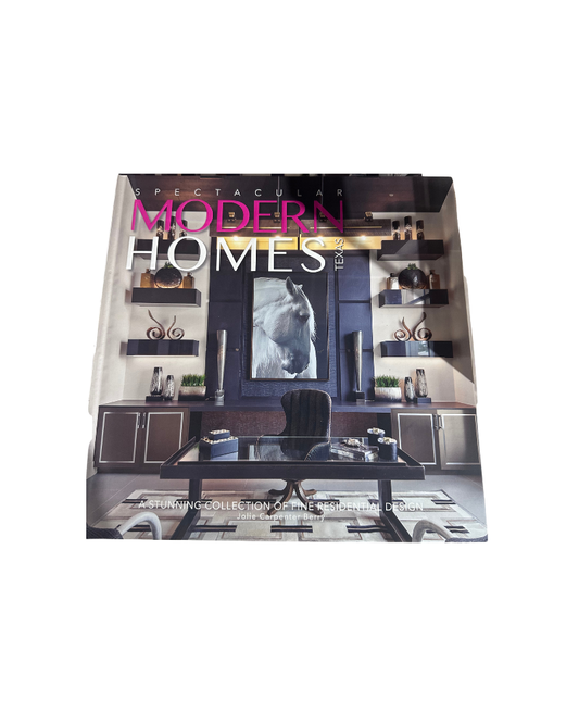 Spectacular Modern Homes of Texas Coffee Table Book - Pink