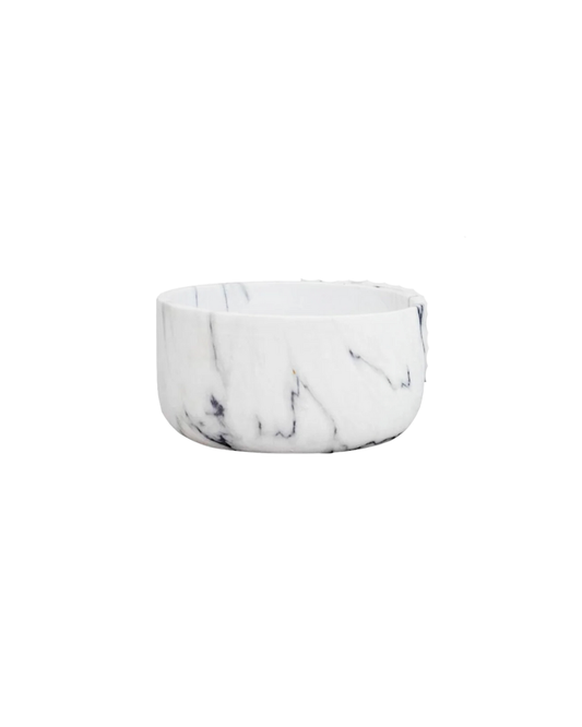 Ceramic Marble Bowl - Black and White Small Only