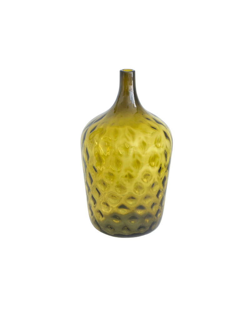 Tall Bottle Vase - Green
