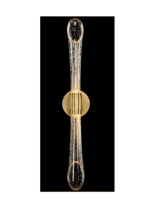 Rhapsody Glass Wall Sconce - Gold