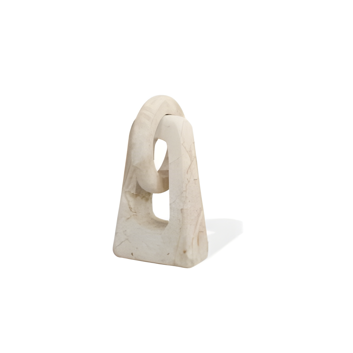 Pale Arch Sculpture on Rectangular Base