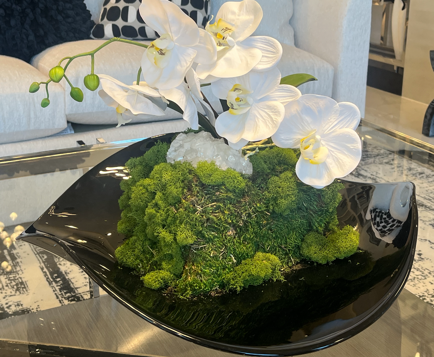 Wavy Edge Bowl Floral