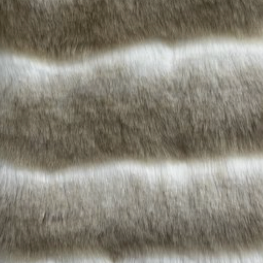 Cream Stripe Fur