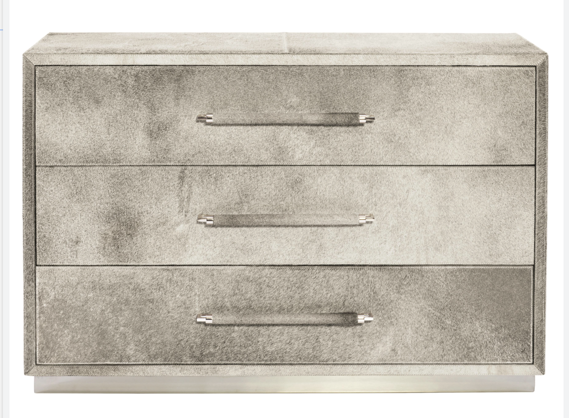 Parkin Drawer Chest - Silver