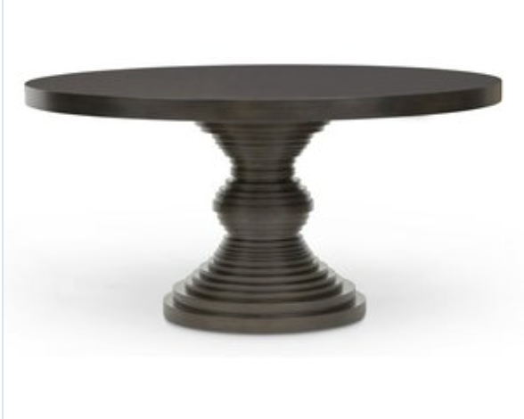 Avalon Round Dining Table 60" - Black