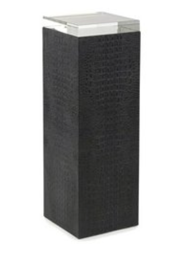 Pedestal - Black Croc
