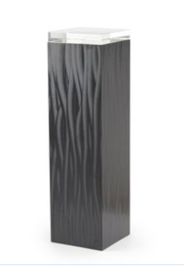 Pedestal - Black Texture