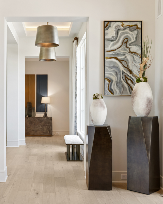 "Strong Foundation to Stand" Resin Art by Kelly Gowan