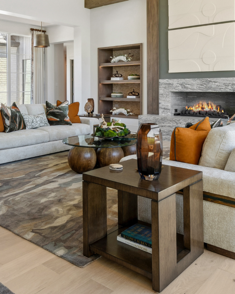 Petrified Wood Coasters - Brown/Black