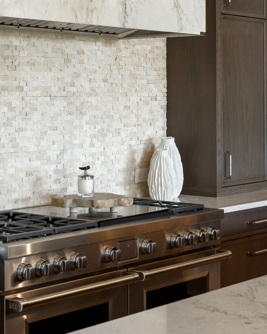 Cacao Opaque Vase - White