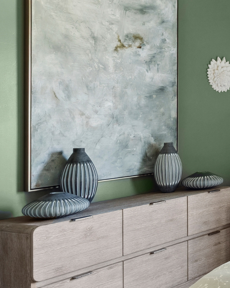 Aster Opaque Vase - Dark Gray