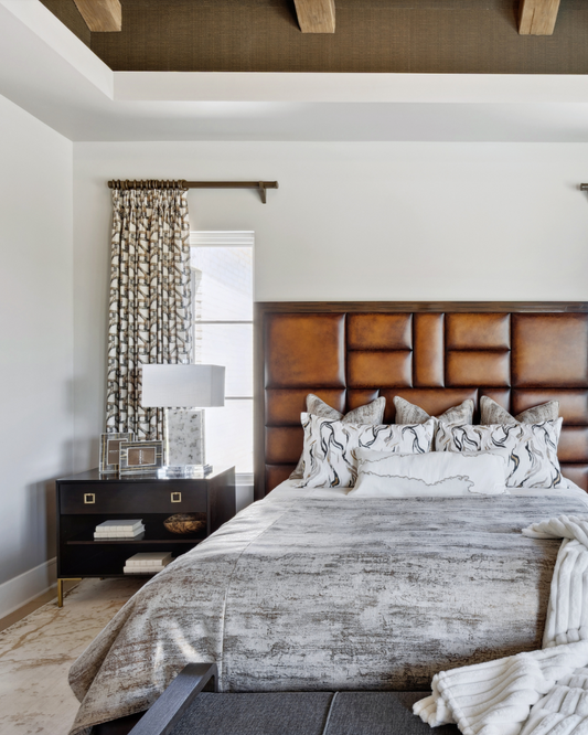 Sable Square Nightstand - Rich Brown