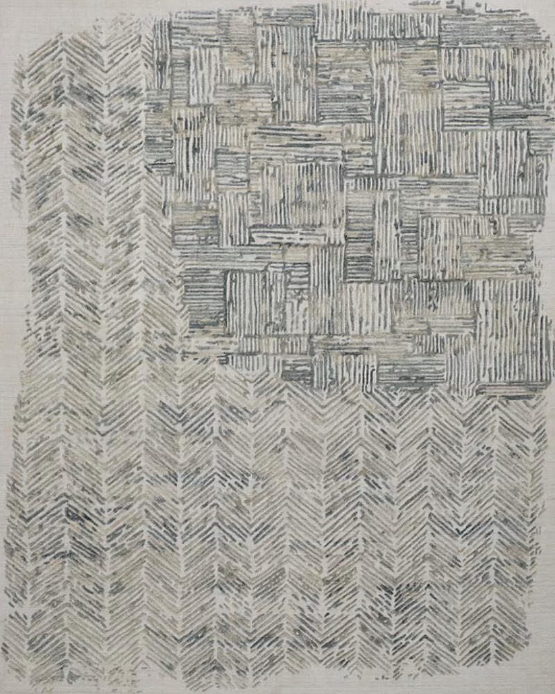 Hand-Knotted Area Rug – Moss