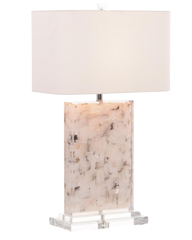 Calcite Lamp - White