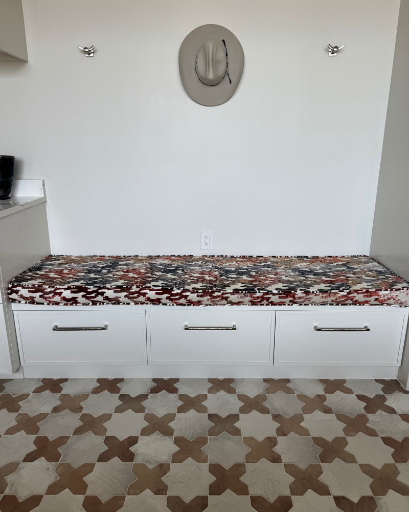 Custom Bench Cushion - Copper