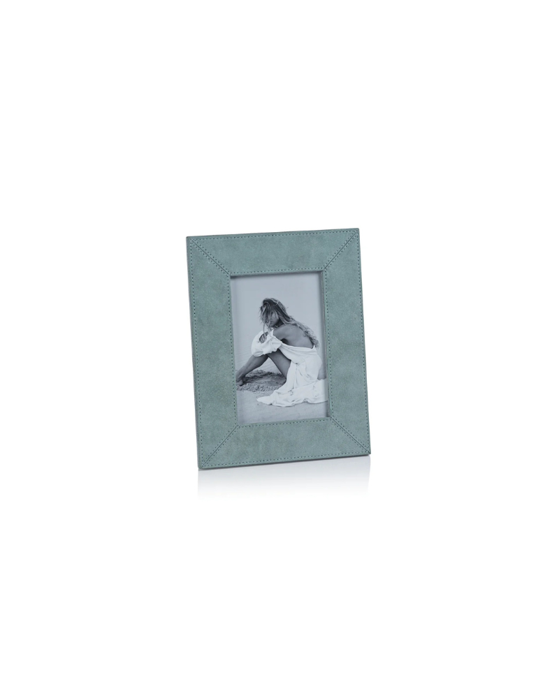 Blue Suede Picture Frame