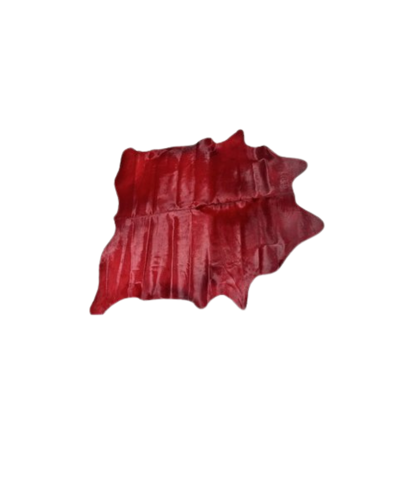 Red Cowhide Rug
