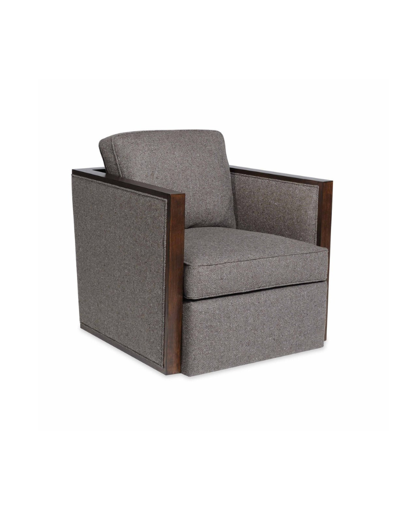 Harbor Frame Swivel Chair - Blue