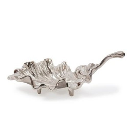 Leaf Shaped Tray - Silver