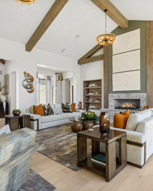 Wooden Side Table - Brown