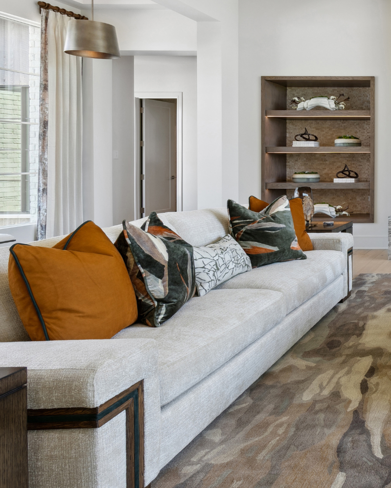 Custom Sofa - Beige/Brown