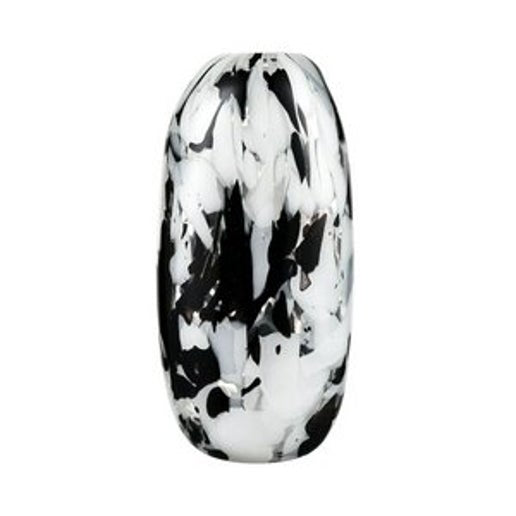 White and Black Vase Large