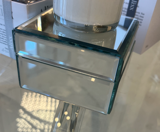 Mirror Box Riser - Silver