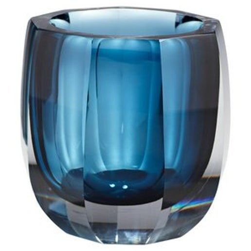 Translucent Glass Vase - Blue