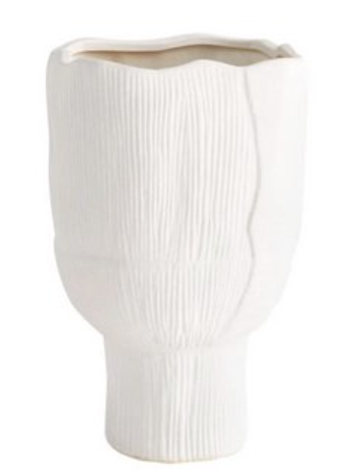 Pedestal Bowl - White