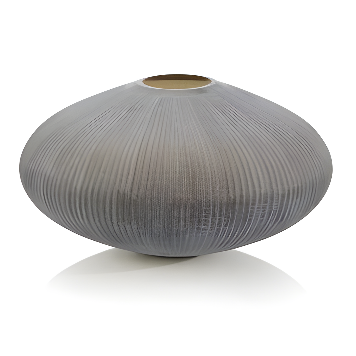 Pinstripe Disc Vase