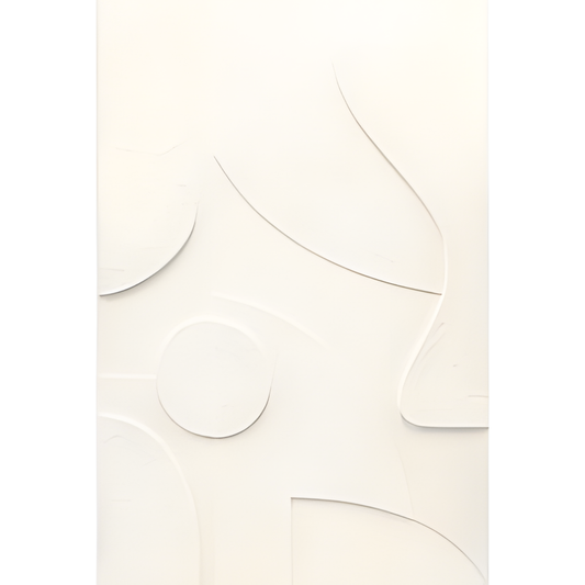 Pale Abstract Relief Wall Art