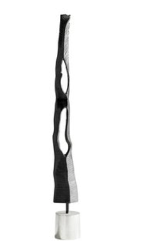 Stick Statue - Black and Silver