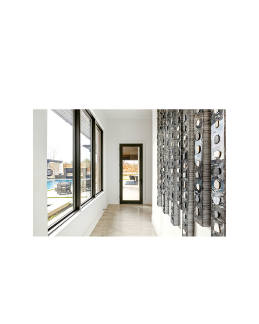 "River Stones" Wall Art by Kelly Gowan - Black