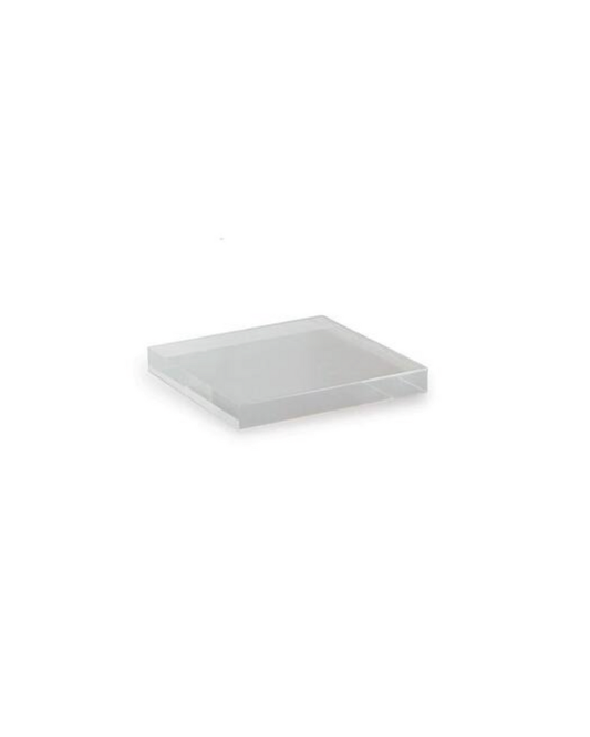 7"x 1" Clear Square Acrylic Riser - Clear