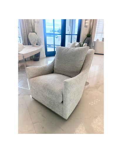 JULES SWIVEL CHAIR - WHITE