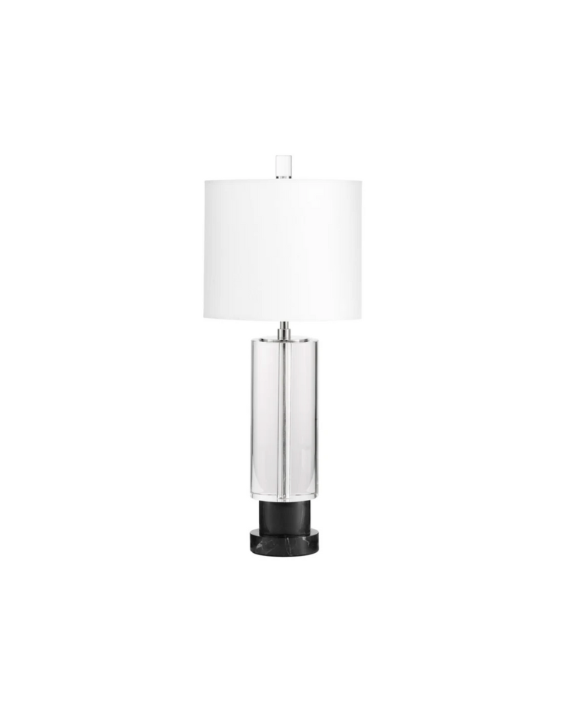 Gravity Table Lamp - Black and Clear