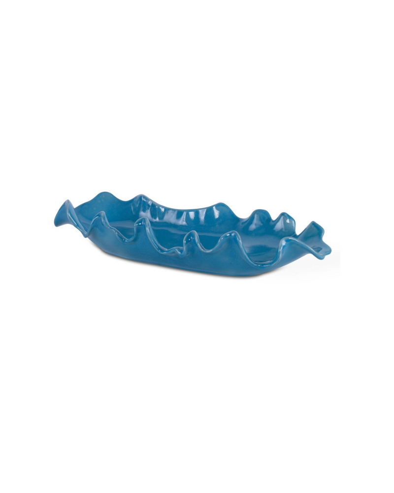 Ruffled Feathers Bowl - Blue