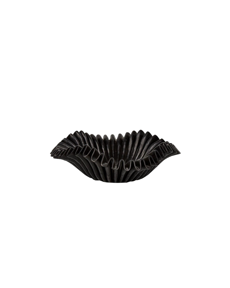 Ruffle Bowl - Black
