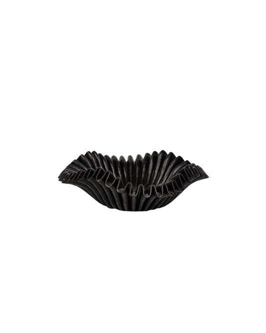 Ruffle Bowl - Black
